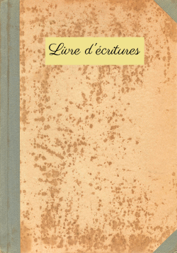 Livre d'critures